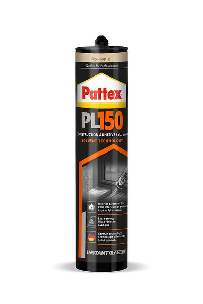 Pattex لاصق الإنشاءات باتيكس PL150 - أساس مذيبي، 380 جرام - بيج