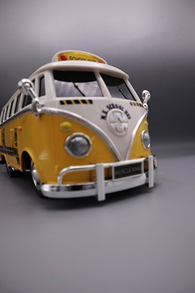 Genel Markalar Uzaktan Kumandalı 2.4G 4 kanallı Radyo Kontrollü Kumandalı Otobüs Led Işıklı 1:16 Ölçekli