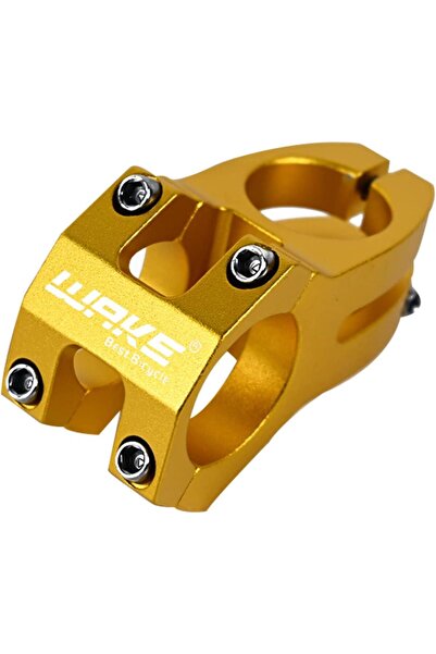 SARİSSA BİSİKLET Wake Gold Bisiklet Kısa Gidon Boğazı 40mm Bisiklet Yedek Par...