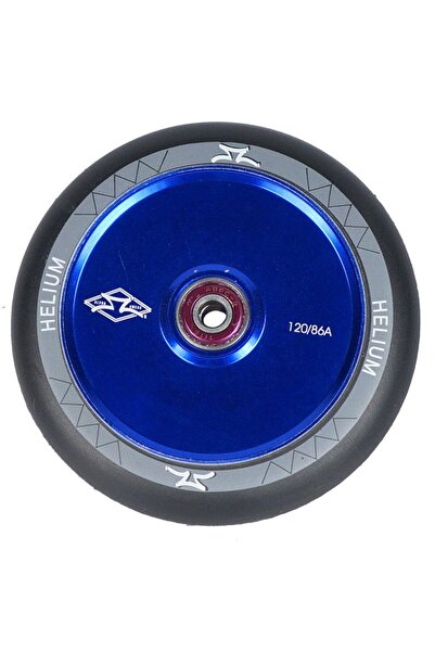 AO SCOOTERS AO Helium 120mm 86A Blue Titen Abec 9 Rulmanlı Scooter Tekerleği
