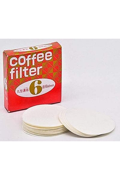MIBRU Coffee paper filter round no.6 100pcs