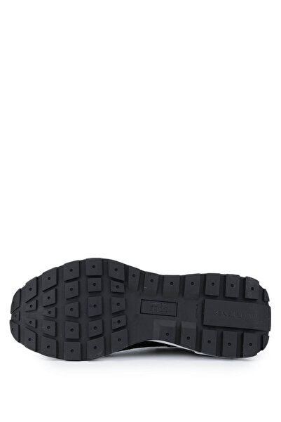 Tamer Tanca Erkek Hakiki Deri Siyah Sneakers & Spor Ayakkabı
