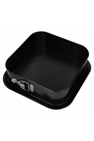 SNB Forma tort 24x24x6cm, baza detasabila, invelis non-stick, negru, SNB