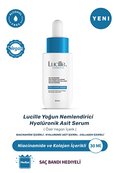 Lucille Hyaluronic Acid Intensive Moisturizing Serum Collagen and Niacinamide...