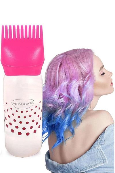 jetfast 2 Hair Coloring Bottles + Comb Hair Brush + Shampoo + Straightener Library