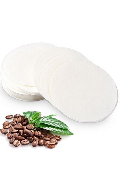 Generic Coffee paper filter cold-brew round shape 6cm white diguo