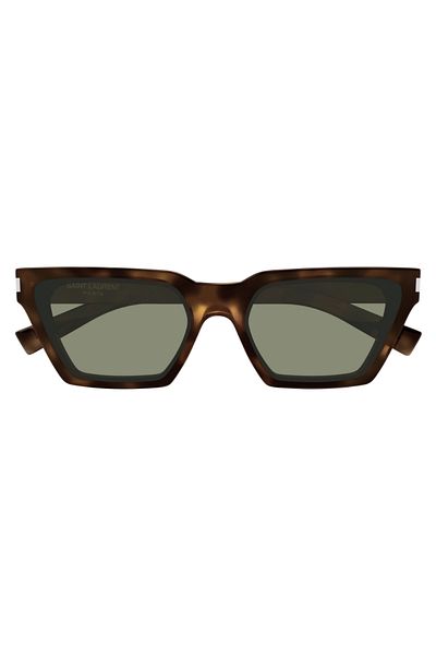 Saint Laurent Organic Uv Glass Cellulose Acetate Closed Frame for Women - Rectangle Sun g
