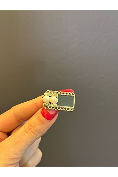 Gönülden Tasarım İNCİ VE ZİRKON TAŞLI TASARIM İĞNELİ BROŞ YAKA İĞNESİ 3X1 CM ...