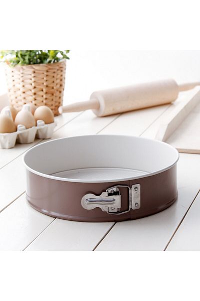 SNB Forma tort 24cm, baza detasabila, invelis non-stick Caffe Creme, SNB
