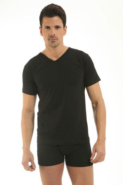 jilly jo 2009 V-Neck Short Sleeve Men's Athlete-Thermal Underwear Undershirt