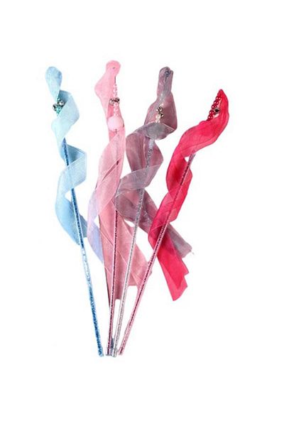 Glipet 53 cm Ribbon Fishing Rod Cat Toy