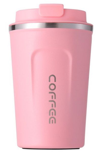 Generic Coffee thermo cup ss304 380ml pink