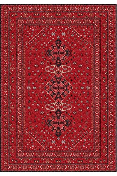 Çam Halı Çam Halı Anatolia 32-078 Etnik Afgan Halısı Desenli Dokuma Tabanlı Y...