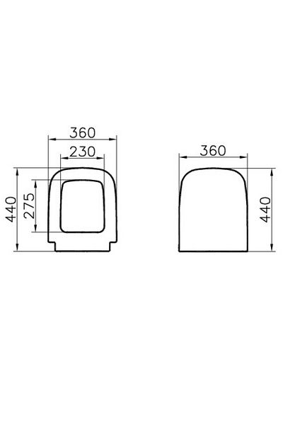 VitrA Capac WC inchidere lenta soft close
