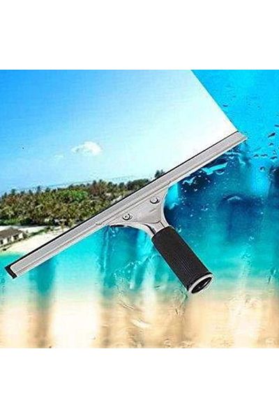 Generic Rubber and stainless steel wiper for glass and windows, 40 cm