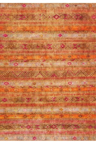 Çam Halı Çam Halı Siesta Vintage 32-031 Etnik Eskitme Desenli Dokuma Tabanlı ...