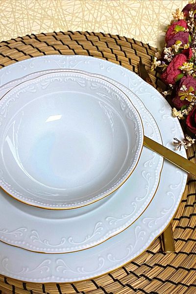 3NUR Relief Mesh Pattern Cake Plate 1 Piece 20 cm
