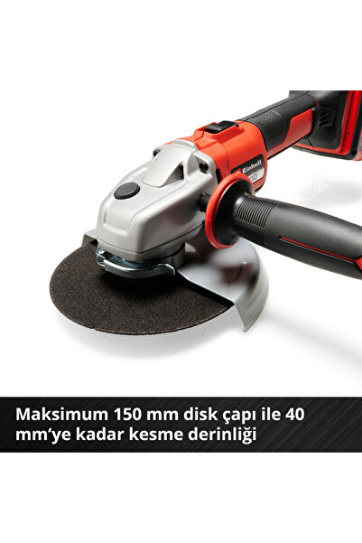 Einhell Axxıo 18/150 - Solo, Akülü Avuç Taşlama (AKÜ VE ŞARJ CİHAZI DAHİL DEĞİLDİR) - 4431144