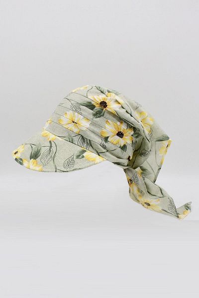 Külah Children's Safari Tie-Up Scarf Visor Bandana Beach Hat 8-15 Years - Star Patterned