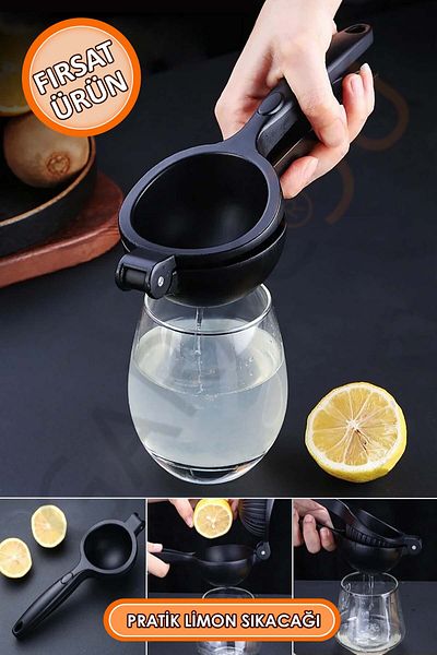 garaccu Practical Kitchen Aluminum Cast Citrus Lemon Squeezer