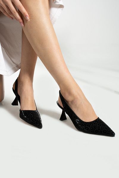 DC DONNA Women's Silvery 7cm Heeled Evening Dress Shoes