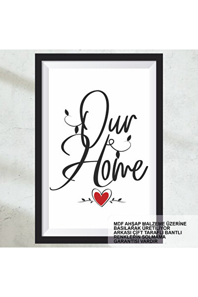 Hayat Poster إطار ديكور منزلي من Our House Is Home Happiness Peace، ملصق لوحة...