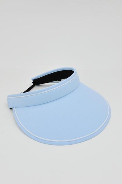 Külah Pălărie cu vizor albastru cu boruri late pentru femei Vizor de protecție UV