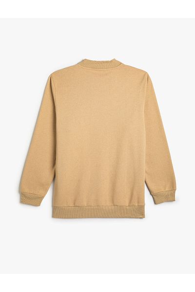 Koton 4wam70123mk Men's Sweat Beige