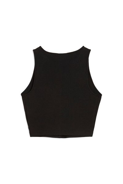 Puma Tricou pentru femei Wardrobe Ess Ribbed Crop Top