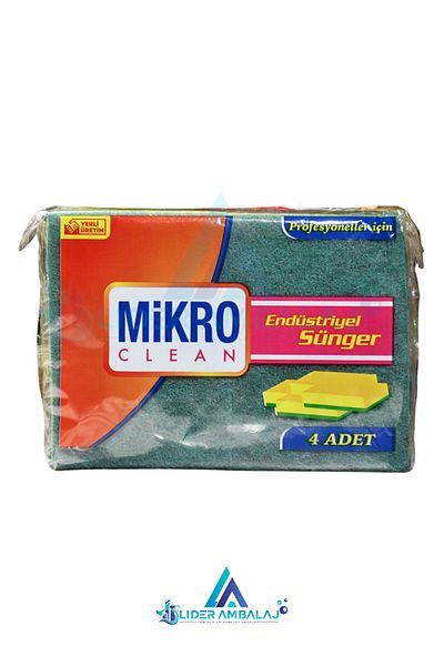 Lider Industrial Sponge 4 Pcs
