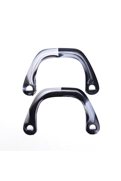 Sultan Черна акрилна чанта с U-образна форма, 2 дръжки