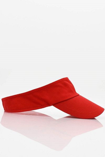 Külah Women's UV Protective Visor Cap Visor Hat - Red
