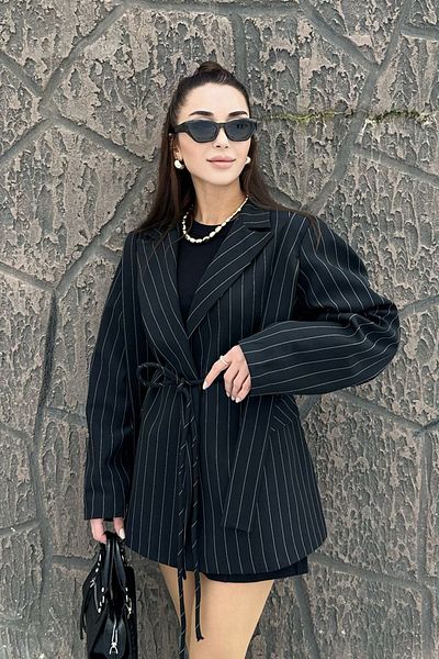buqre's moda Γραβάτα Oversize Blazer Jacket