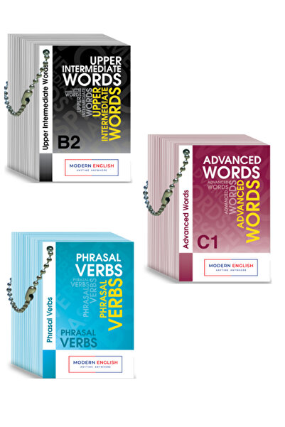 Modern English - B2+C1+Phrasal Verbs Kelime Kartları