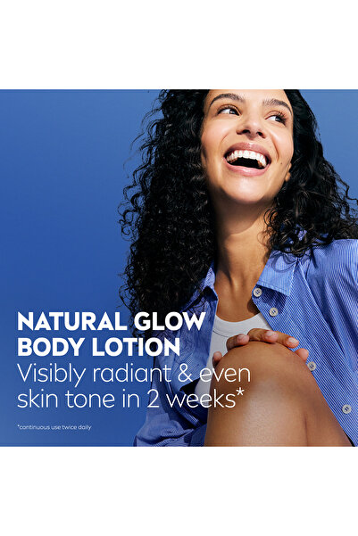 NIVEA NIVEA Natural Glow Body Lotion, Even Tone Complex & Vitamin C, All Skin Types, 625ml