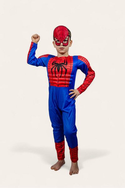 SPIDERMAN زي سبايدرمان العضلي - قطع وقناع