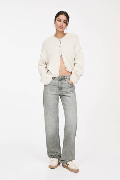 Pull & Bear Orta bel straight fit jean