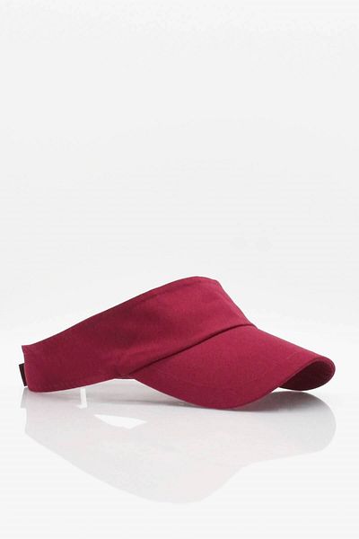 Külah Women's UV Protective Visor Cap Visor Hat - Claret Red