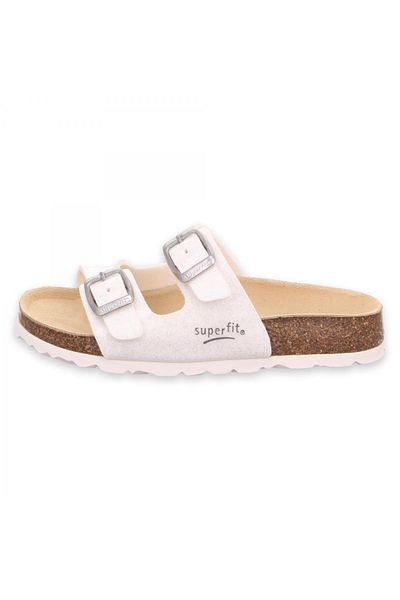 Superfit 800111   G Leather Cream Unisex Slippers