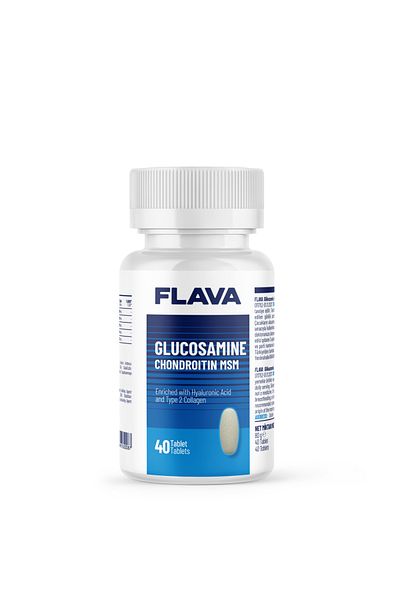 FLAVA Glucosamine Chondroitin Msm - 40 Tablets