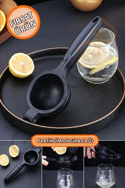 garaccu Practical Kitchen Aluminum Cast Citrus Lemon Squeezer