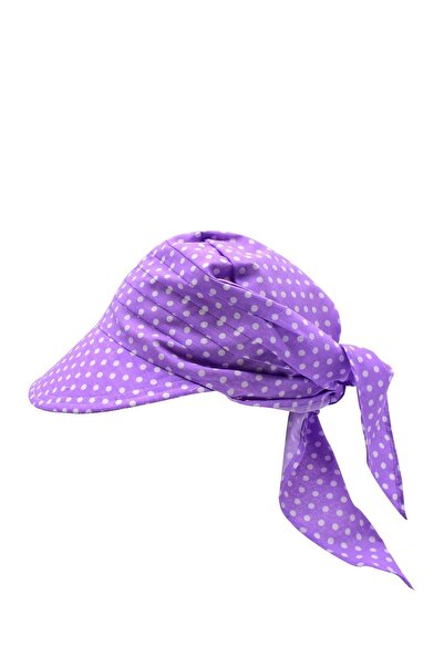 Külah قبعة شاطئ منقوشة بحزام سفاري للسيدات - نعناعي