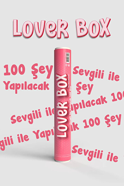 Genel Markalar Loverbox | Lover Box Sevgili Ile Yapılacak 100 Şey Poster | Se...