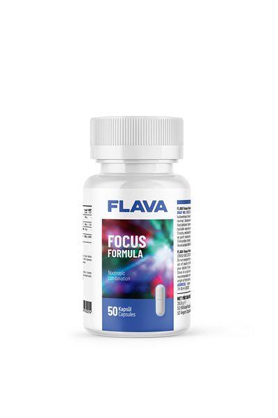FLAVA Focus Formula - Pack of 50 Capsules