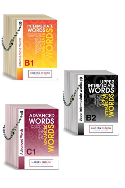 Modern English - B1+B2+C1 Kelime Kartları
