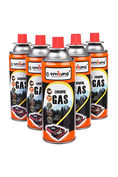 SENBANG Kamp Ocak Gazı Valfli Kartuş 227gr - 5 Adet