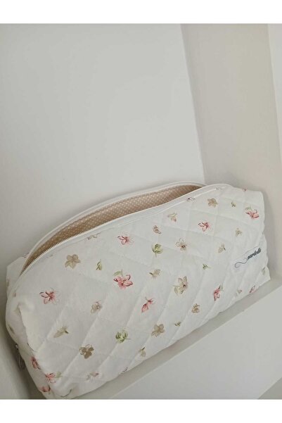 nartella Soft Floral Pattern Travel Bag Compatible with All Hair Stylers Fiber Filled