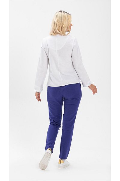 Eliş Şile Bezi Belted Flannel Autumn and Winter Trousers Saks Sks