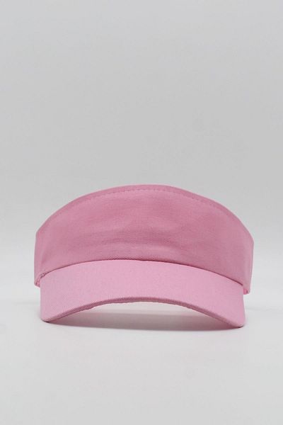 Külah Women's Salmon Color Tennis Visor Cap - Summer Sports Beach Hat