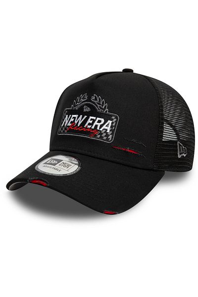 NEW ERA Ne Motorsport Trucker Nblkhrd Black Hat